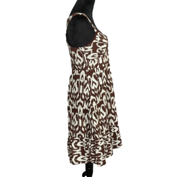 Fire Los Angeles Brown and White Halter Dress size M   New With Tags - Picture 4 of 12